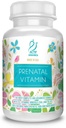 ACTIF Biologische Prenatale Vitamine met 30+ Biologische Vitaminen, 100% Natuurlijke, DHA, EPA, Omega 3, en Biologische Kruiden Blend - Non-GMO, 45 Servers