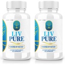 rize labs - LivPure Powered by Nature - Advanced Formula - Pure Support Dieetsupplement voor leverondersteuning, extra sterkte, veganistische, leverfunctie pillen (120 capsules)