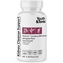 Jeugd & tonic Nieren Reinigen Detox voor Resterend Metabolic Afval & Overtollig Lichaamswater voor Urine Tract & Bladder Health 60 Capsules