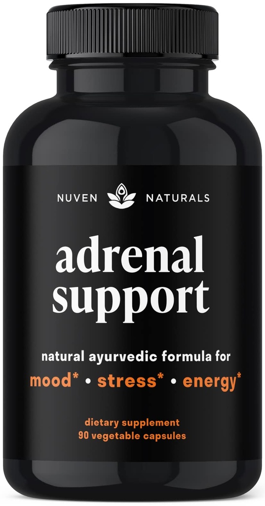 Support adrénal - Cortisol Manager & Adrénal Support Suppléments avec Ashwagandha Extract, Rhodiola Rosea, Saint Basilic pour soutenir le stress, la fatigue et l'énergie