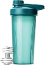 Mr. Pen- Shaker Bottles for Protein Mixes with Twist Cap, 28 oz, Protein Shaker Bottle with Wire Whisk Ball, Shaker Cup, Mixer Bottle