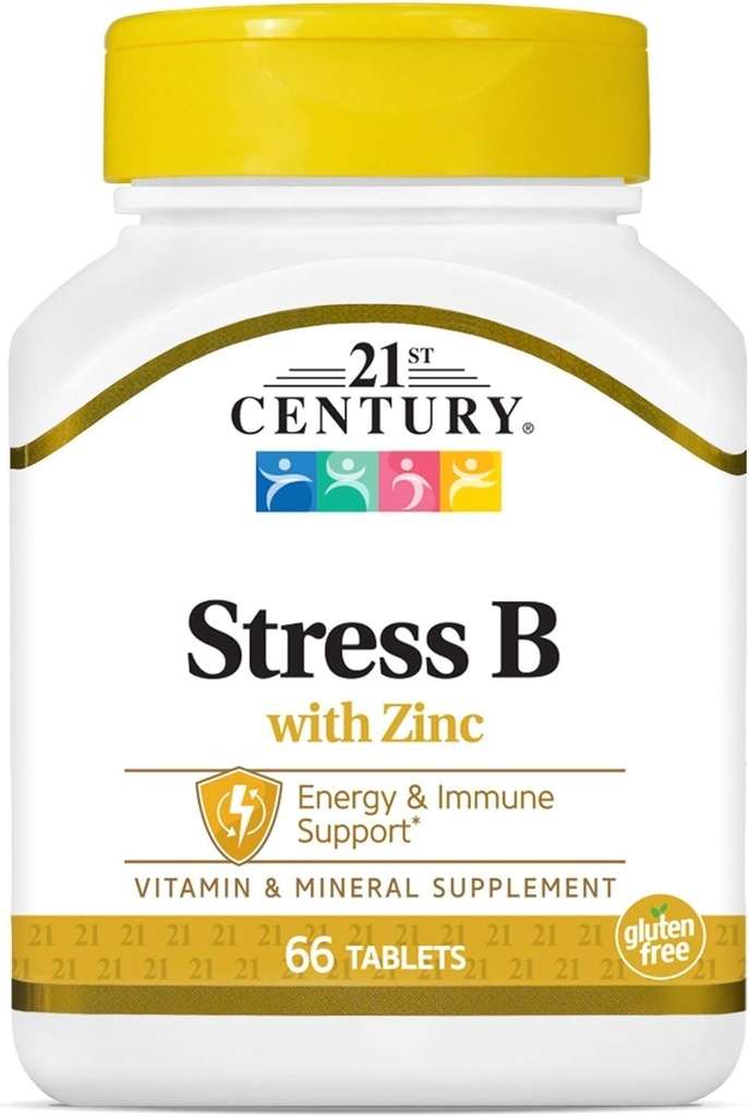 21e eeuwstress Vitamine B met zink 66 Tabs