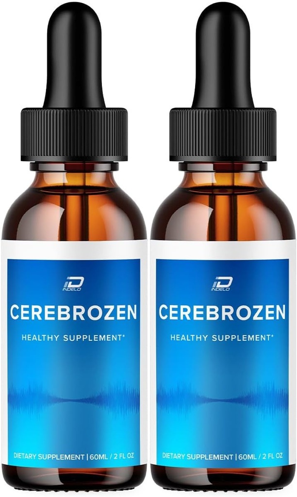Cerebrozen Tinnitus oordruppels - Cerebrozen 24, Cerebrozen vloeibare druppels, Cerebrozen Reviews, Cerebrozen druppels voor oorreliëf (2 Pack - 120 ML)