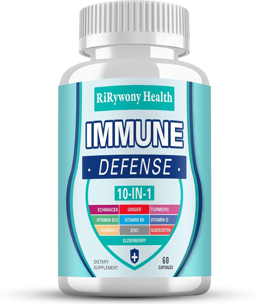 Immuun Support Supplement - Immuunsysteem Booster voor volwassenen Made in USA-063-0911XL-112NAD