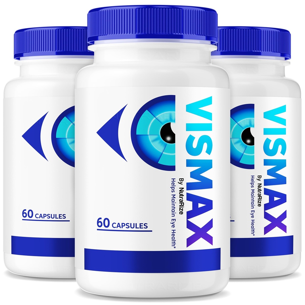 (3 Pack) VisMax Pillen - Officiële Formule om Ooggezondheid, VisiMax Oog Vitaminen, Alle Natuurlijke Kruiden Supplement om Ogen te verbeteren en te beschermen, Vis Max Vision Ondersteuning Reviews (180 Capsules)