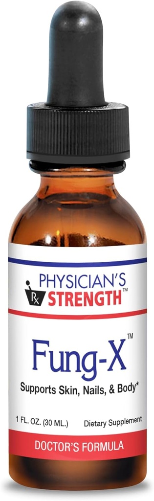 Sterkte van de arts Fung-X - 1 fl oz - Ondersteunt huid, nagels en lichaam - niet-GMO - 173 porties