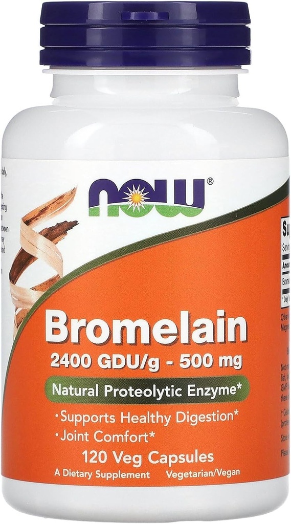 Bromelain 2400 GDU/g 500 mg 120 vcapsules