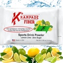 Krampade Fiber Supplement Electrolytes Powder - 9g Prebiotic Fiber + 2000mg Kaliumsupplement + Magnesium 