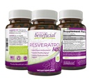 PURELY heilzame RESVERATROL1450-90day Supply, 1450mg per Serving of Potent Antioxidants & Trans-Resveratrol, Promoot anti-Aging, Cardiovasculaire ondersteuning, Maximale Voordelen(1fles)