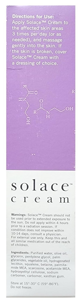 Crème d'eczéma sans stéroïdes de Solace — Maintenant disponible sans ordonnance — Prouvé cliniquement un traitement de soulagement de l'eczéma hypoallergénique sûr et efficace — Sécurisé pour les enfants et les adultes (4.9 Ounces)