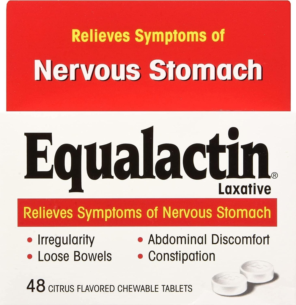 Equalactin Laxatieve kauwtabletten 48 tabletten