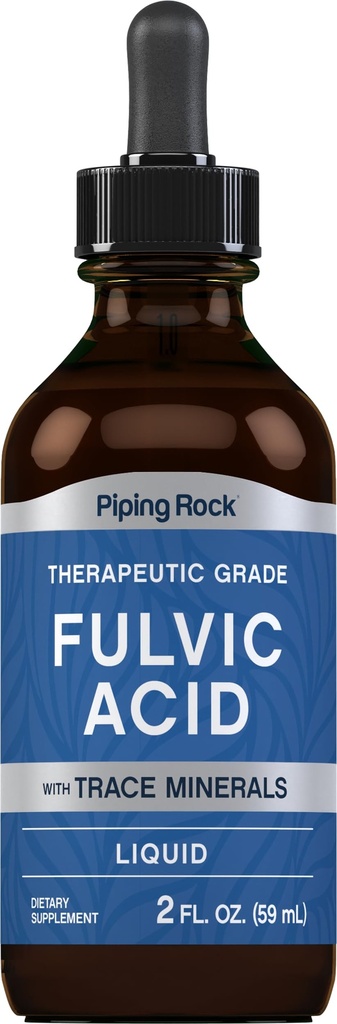 Diminution de l'acide fulvic liquide de la roche piquante 2 fl oz avec des minéraux traces Supplément ionique
