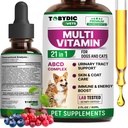 Cat & Hond Multivitamine 21 in 1 Pet Supplementen met Cranberry & Glucosamine - Natuurlijke Geneeskunde & Ondersteuning voor UTI, urinetrek, blaas, nieren, huidjas, gewrichten behandeling Made in USA