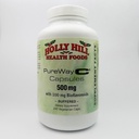 Holly Hill Health Foods, PureWay-C 500 MG avec 100 MG Bioflavonoïdes, Buffered, 240 capsules végétariennes (8 mois d'approvisionnement)