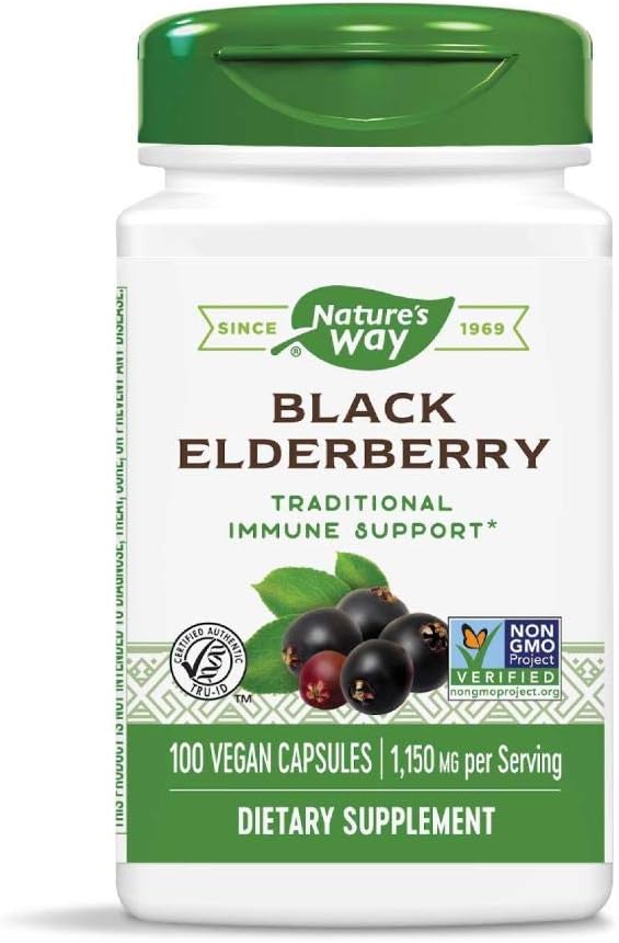 Nature's Way Vlierbes, 100 Cap, (pakket van 2)