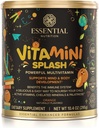 Essential Nutrition Vitamini Splash - Kids multivitamine poeder - voedingsondersteuning - 13 actieve vitaminen & 6 gecheleerde mineralen, prebiotische vezels - sinaasappelsmaak - (10.4 oz) - veganistisch