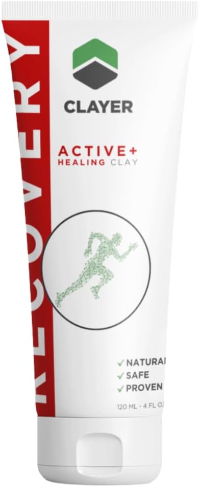 Genezing Calcium Bentoniet klei voor spier- en gewrichtspijn - Klaar voor gebruik - 100% natuurlijk - Wetenschappelijk bewezen - 4 fl. oz.