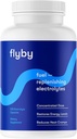 Flyby Electrolyte vervangingstabletten - Pillen en capsules voor snelle rehydratatie, herstel, Keto en krampen - Zouten, Magnesium, Kalium, Natrium - Paleo, Keto en Vegan Friendly - 100 Capsules