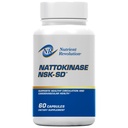 NSK-SD Nattokinase - Cardiovasculair Support - High Potency Nattokinase Supplement - Optimaliseert Circulatie, Non-GMO, Vegetarisch, JHFA & JNKA Erkend - 60 Ct
