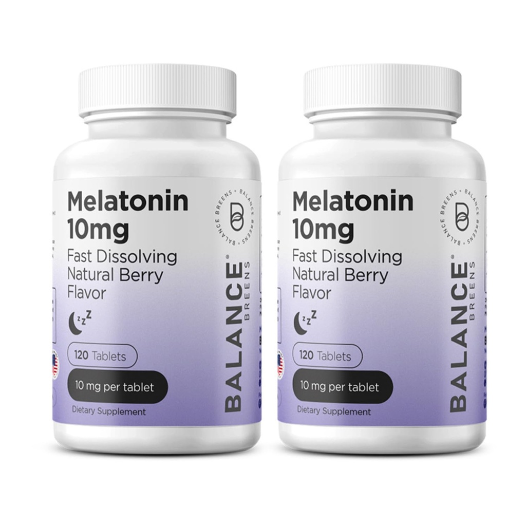 Balancebreens Melatonine 10mg Fast-Dissolve, 120 Tablets 