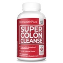 Health Plus Super Colon Reiniging 120 dagen Levering van zacht Gut Cleanse Detox, Psyllium Husk, Probiotica voor Constipatie Verlichting & Digestieve Ondersteuning, 480 Capsules