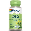 SOLARAY Nopal Prickly Pear Cactus 500 mg, met natuurlijk voorkomende Dieetvezel, Antioxidanten, Carotenoïden en andere voedingsstoffen, Vegan, 60 dagen geld terug garantie, 100 porties, 100 VegCaps