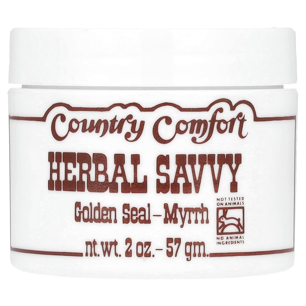 Land Comfort Herbal Savvy Goldenseal Myrrh Supplement, 2 Ounce