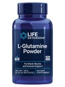 Prolongation de la durée de vie Poudre de L-glutamine, acide amino, soutient la santé musculaire et immunitaire, sans gluten, non OGM, végétarien, 100 grammes