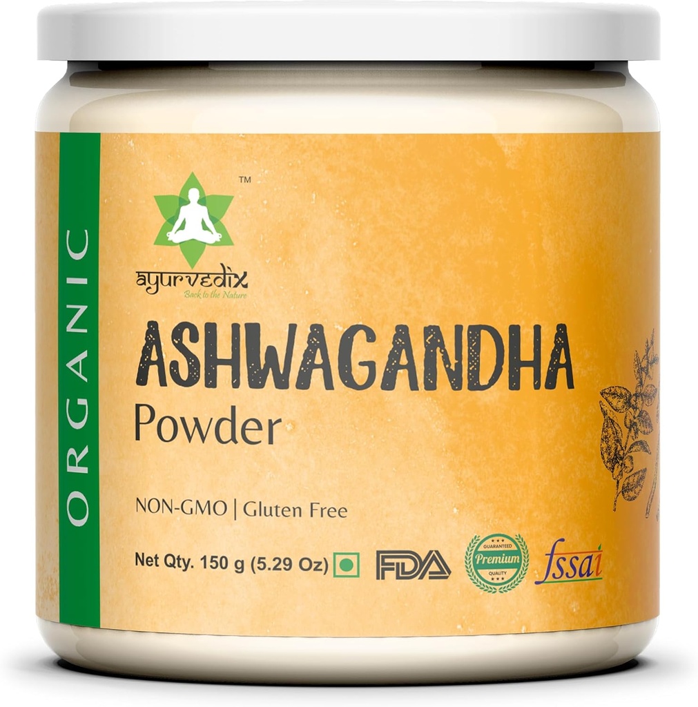 Biologische Ashwagandha wortelpoeder 