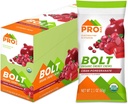 PROBAR - BOLT Biologische energie Kauwen, Cranberry Granaatappel, Non-GMO, Glutenvrij, USDA Gecertificeerde biologische, gezonde, natuurlijke energie, snelle brandstof Gummies met vitamine B & C (12 telling)