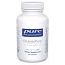 Encapsulations pures CholestePure. Supplément pour soutenir la santé cardio-vasculaire, la fonction enzymatique et le métabolisme lipidique.