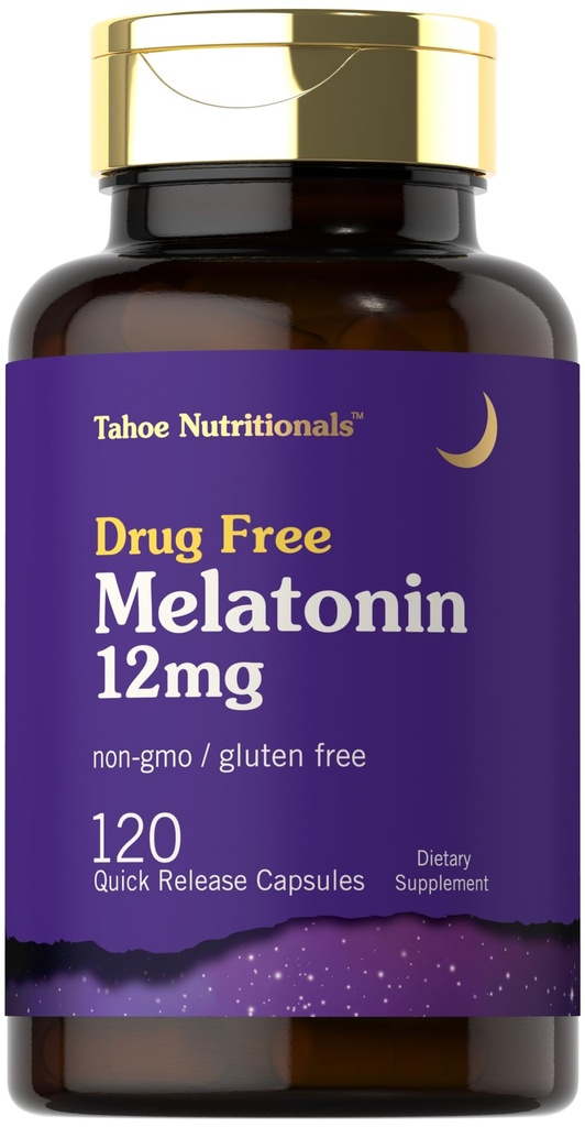 Tahoe Voedingsmiddelen Melatonine 12 mg 