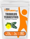 BulkSupplements.com Tribulus Terrestris Extract Poeder - Tribulus Terrestris Supplementen, Kruidensupplement - Glutenvrij, 1,5 g per portie, 1kg (2,2 lbs) (verpakking van 1)