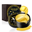 Onder Eye Patches, 24K Gold Eye Mask, 60PCS Under Eye Mask, Collageen Gel Pads Patch behandelingen voor lichte rimpels Puffy Eyes Dark Circles Anti-Aging Moisturizing, Fine Lines Eye Bags Vrouwen