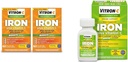 Vitron-C Iron Supplement, eenmaal daags, High Potency Iron Plus Vitamine C & Iron Supplement & Immune Ondersteuning