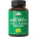 Bot Broth Collageen Capsules. 180 pillen van Grass Fed Bone Broth Collageen Proteïne Peptiden. Bevat alle 3 Types 1, 2 en 3. Pure Pasture verhoogd Paleo Vriendelijke tabletten voor vrouwen en mannen