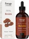 Voeder Hyperfoods- Original Canadese Wild Reishi Mushroom Superfood Liquid Supplement Extract Tinctuur, Vegan, Non-GMO, Verbetert Immune System en Stress Response, Natuurlijke Kalm, 118ML