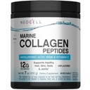 Neocell Marine Collageen met Hyaluronzuur, MSM en vitamine C, Keto Collageen Supplementen, voor huidverzorging en Joint Health, Unflavored, Powder, 7 oz, 1 Canister