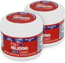 Blue Goo Maximale sterkte pijn Relieving Cream - Deep Heating Rub voor rug / nek, Sport spier / gewrichts, verstuikt, Bursitis, Strains - 2 verpakkingen van 4 oz, gemaakt met 100% pure Emu olie