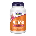 NOW Voedingssupplementen, Vitamine B-100, Sustained Release, Energieproductie*, Zenuwstelselgezondheid*, 100 tabletten
