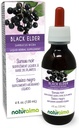 Naturalma Black Elder (Sambucus nigra) Bloem (Vlierbloesem) en Fruit (Vlierbes) Alcoholvrije Tinctuur - 4 fl oz Liquid Extract in druppels - Kruidensupplement - Veganistisch