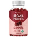 Probiotiques organiques Gummies de 5 milliards de CFU Probiotiques pour la santé digestive et le soutien immunitaire de Hardy Bacillus Subtilis de Strawberry Gummies de la plate-forme stable, sans gluten, végétalien de 60 Ct. (1 mois d'approvisionnement)