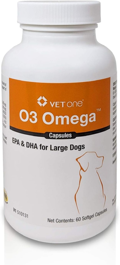 VetOne 03 Omega Soft Gel 60 Count Caps voor grote honden