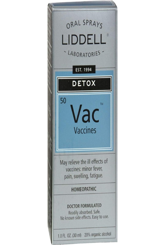 Liddell Homeopathisch vaccin Detox orale druppels - 1 Oz