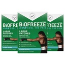 Biofreeze pijnverlichting Patches, Artritis pijn Reliver, knie & lagere rug pijn verlichting Patch, pijn van de spieren, pijn van de nek, FSA in aanmerking komen, 3 Pack (5 Biofreeze Menthol Patches)