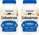 Nutricost Colostrum 500mg, 120 capsules (2 flessen)