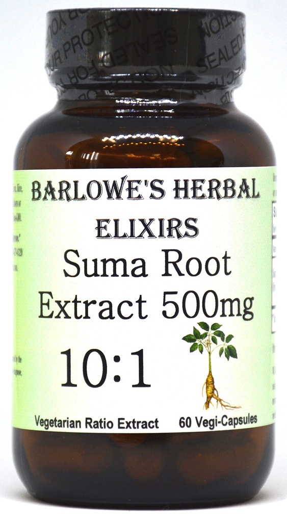 Barlowe's Herbal Elixirs Suma Root Extract Supplement 
