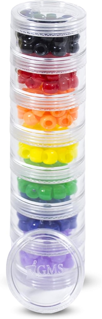7 dagen medicijn pil Organisator - Stapelbare pil Box - past kleine tabletten en vitamine supplementen - Houd uw dagelijkse en wekelijkse geneeskunde georganiseerd op een plaats - klein - helder