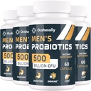 Probiotica voor mannen, 500 miljard CFU & 12 strains Mens probiotic, with Turmeric, Cranberry, Goji - Probiotica for Digestief Health, Gut, Immune & Bloating, Prostate & Urinary Tract Health, 240 Capsule