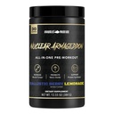 Pré-entraînement en poudre d'Armageddon pour hommes et femmes avec L-Citrulline, Beta Alanine Powder et Caféine (Limonade berry balistique - 30 portions)